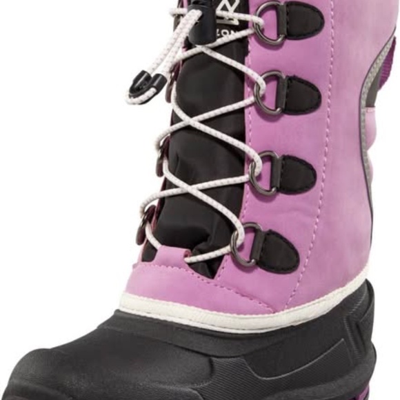BRAND NEW girl youth ripzone whiteout pink winter snow boots size 4Y (-40C- -50C - Picture 2 of 5